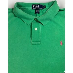Men's Polo Ralph Lauren Classic Fit Pony‎ Short Sleeve Mesh Shirt XXL